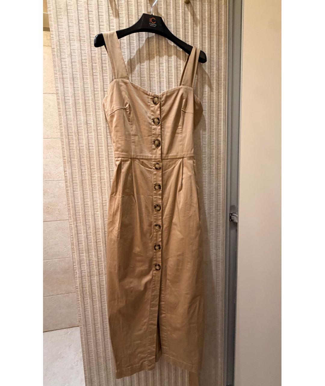 12 STOREEZ Бежевый хлопковый сарафан, фото 6
