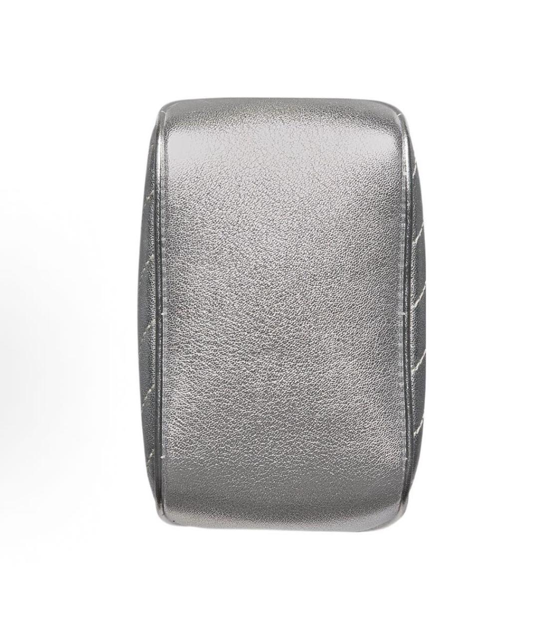 GUCCI Серебряная кожаная сумка через плечо, фото 5