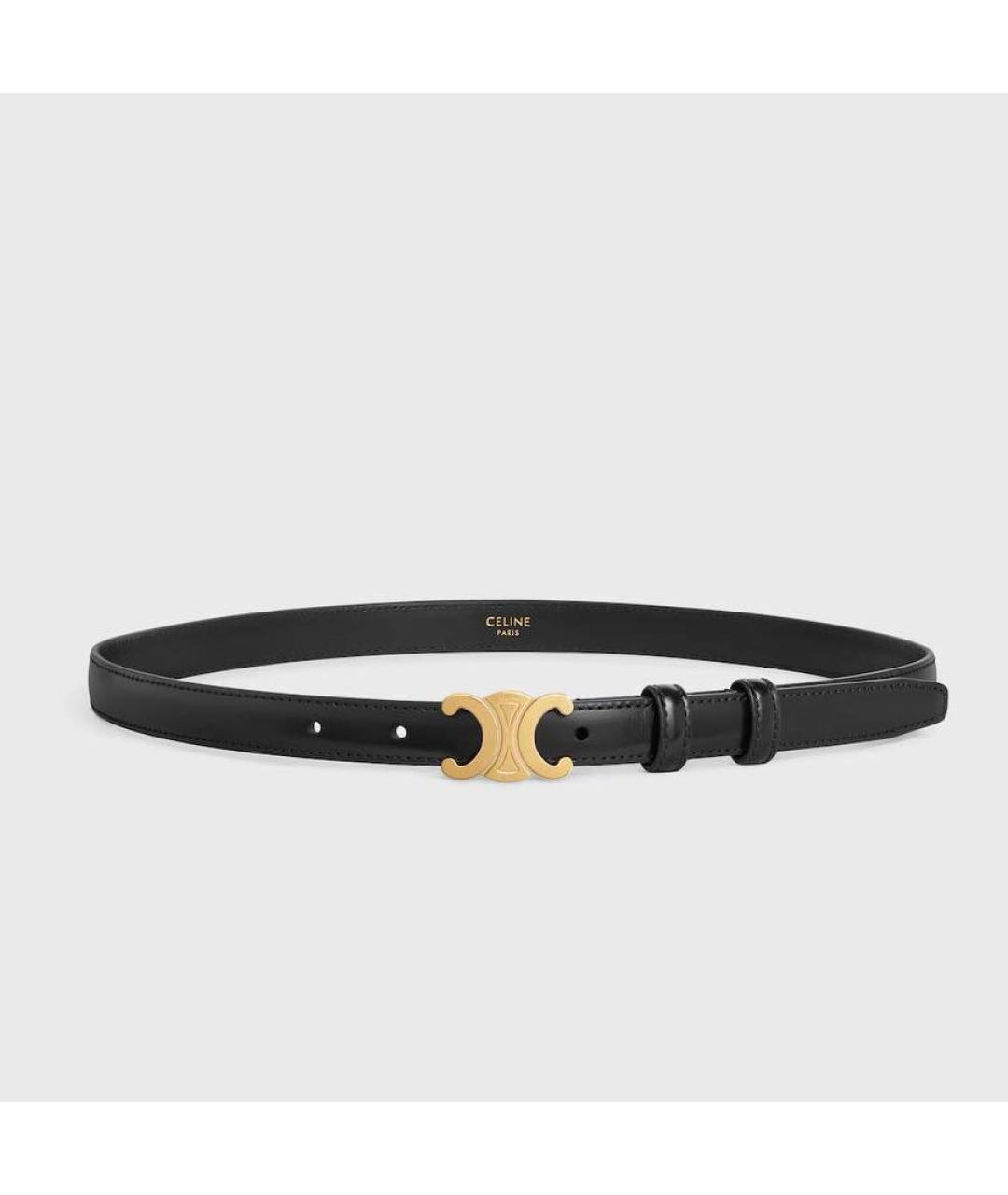 CELINE Черный ремень, фото 5