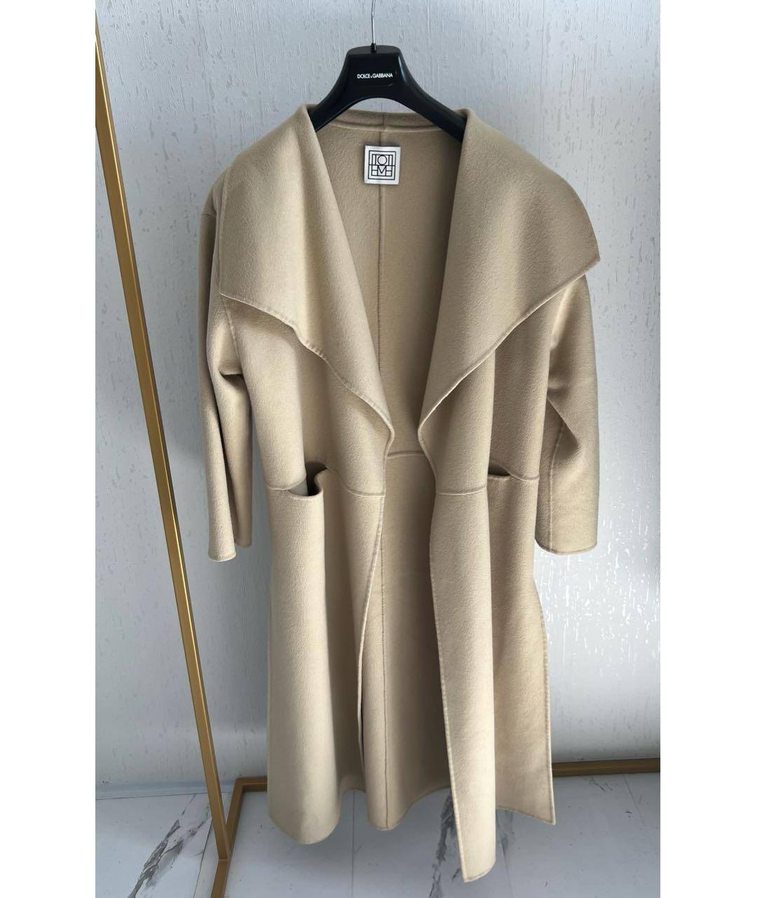 TOTEME Бежевое пальто, фото 6