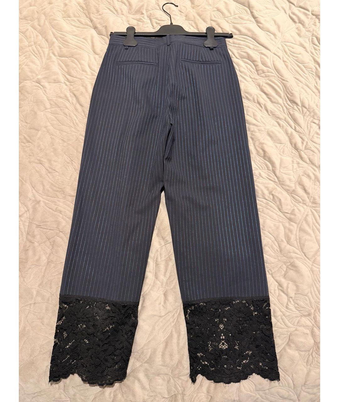 PINKO Темно-синие шерстяные кюлоты, фото 2