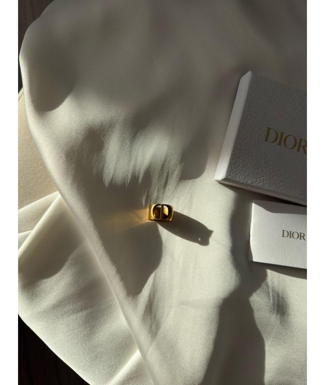 CHRISTIAN DIOR Золотое металлическое кольцо, фото 5
