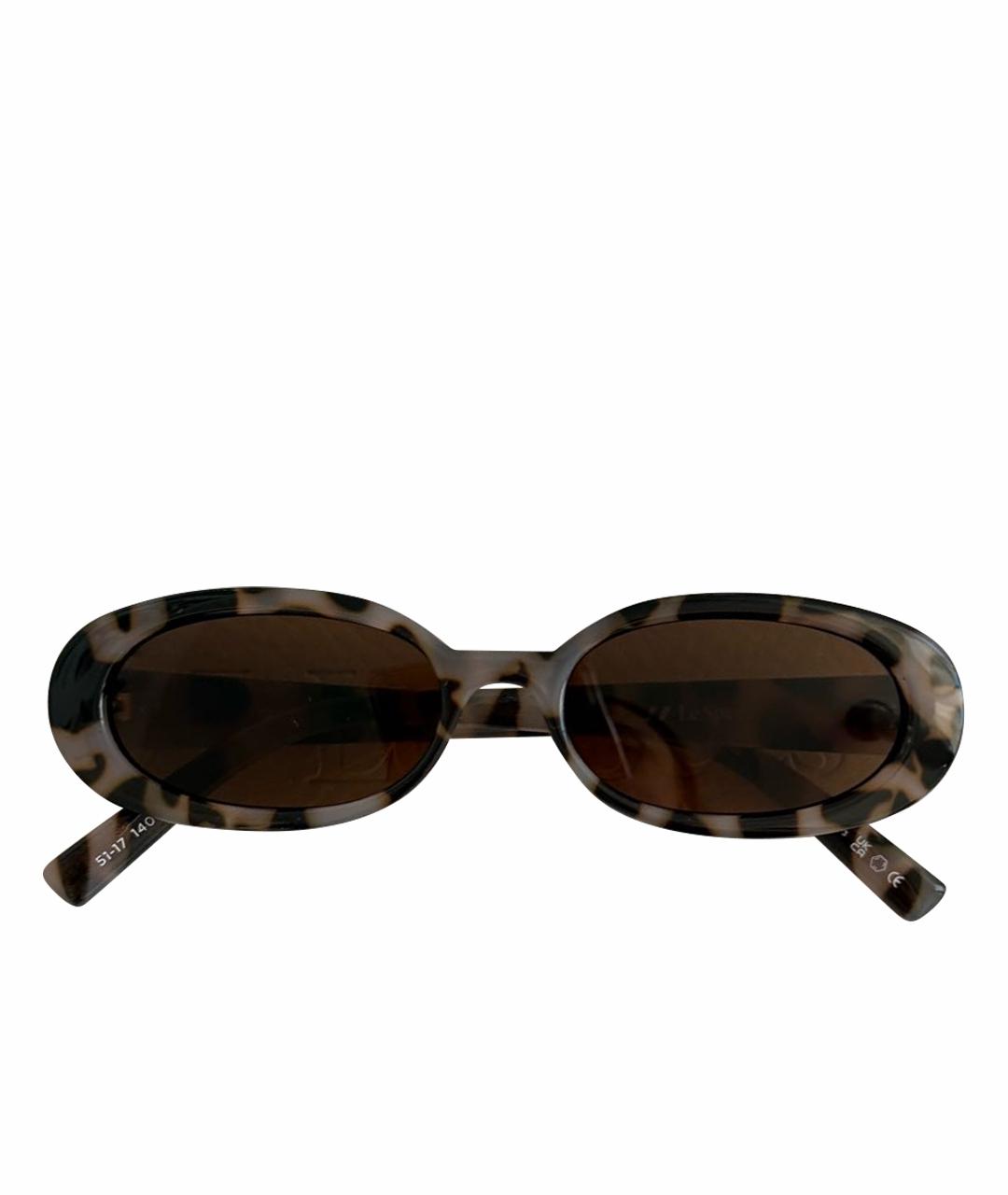 LE SPECS Серые пластиковые солнцезащитные очки, фото 1