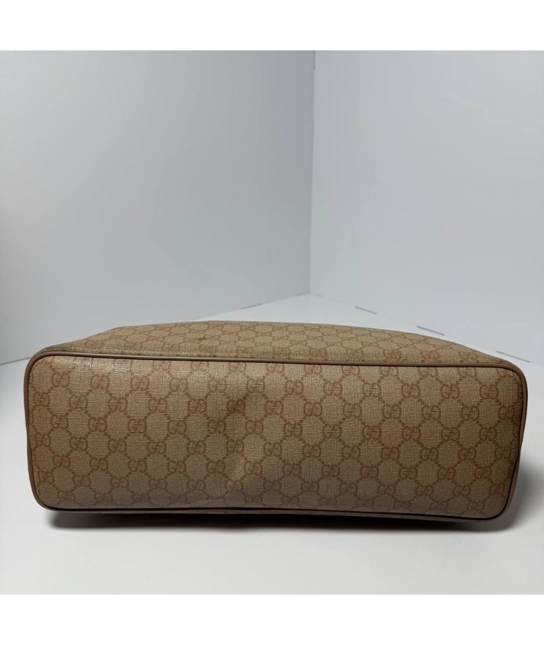 GUCCI Бежевая сумка тоут, фото 5