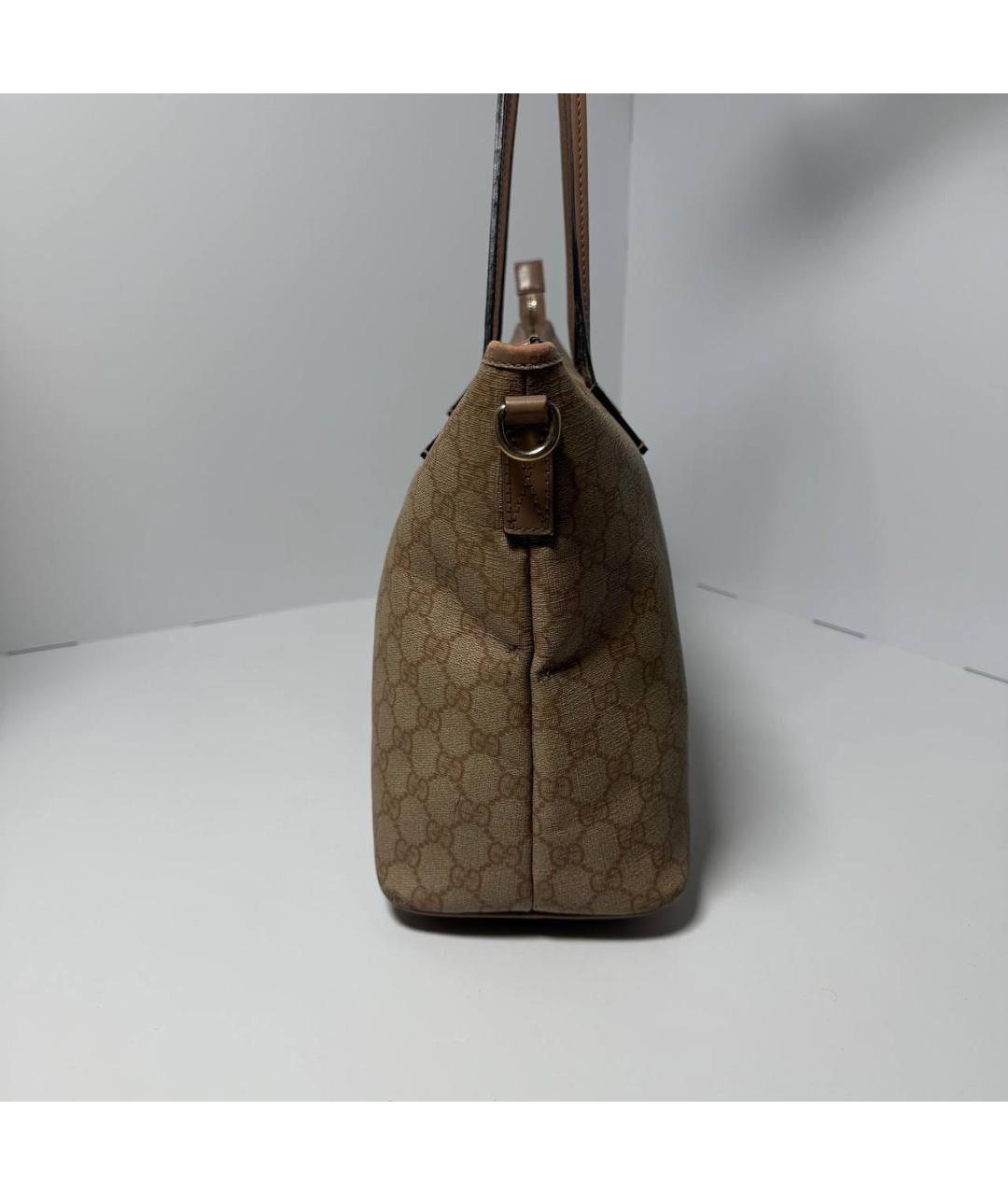 GUCCI Бежевая сумка тоут, фото 3