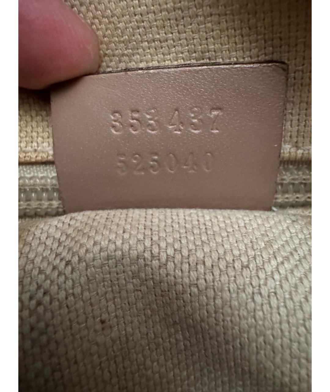 GUCCI Бежевая сумка тоут, фото 7