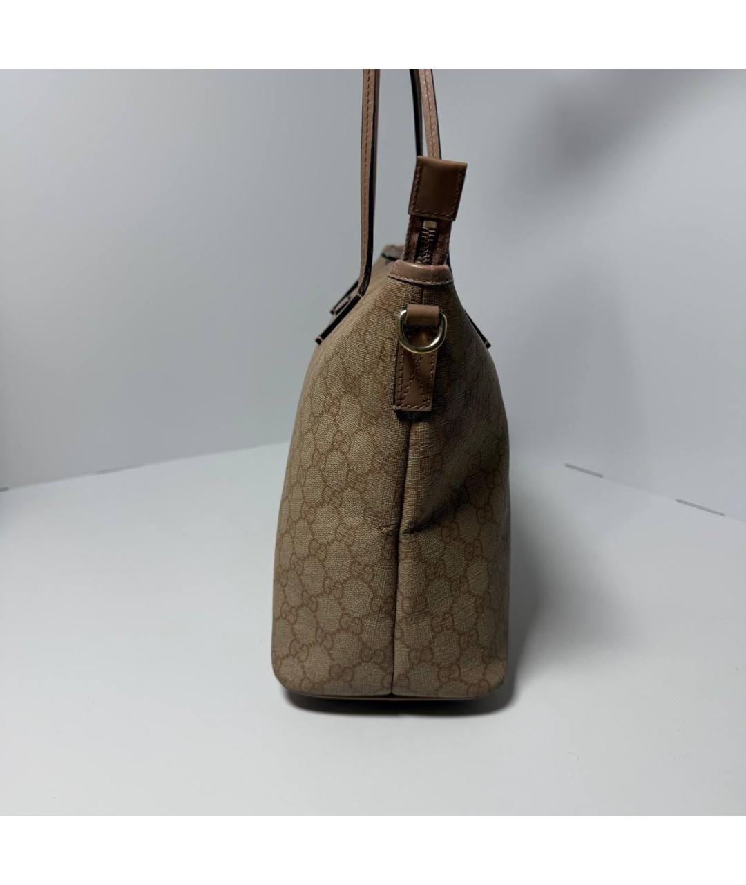 GUCCI Бежевая сумка тоут, фото 4