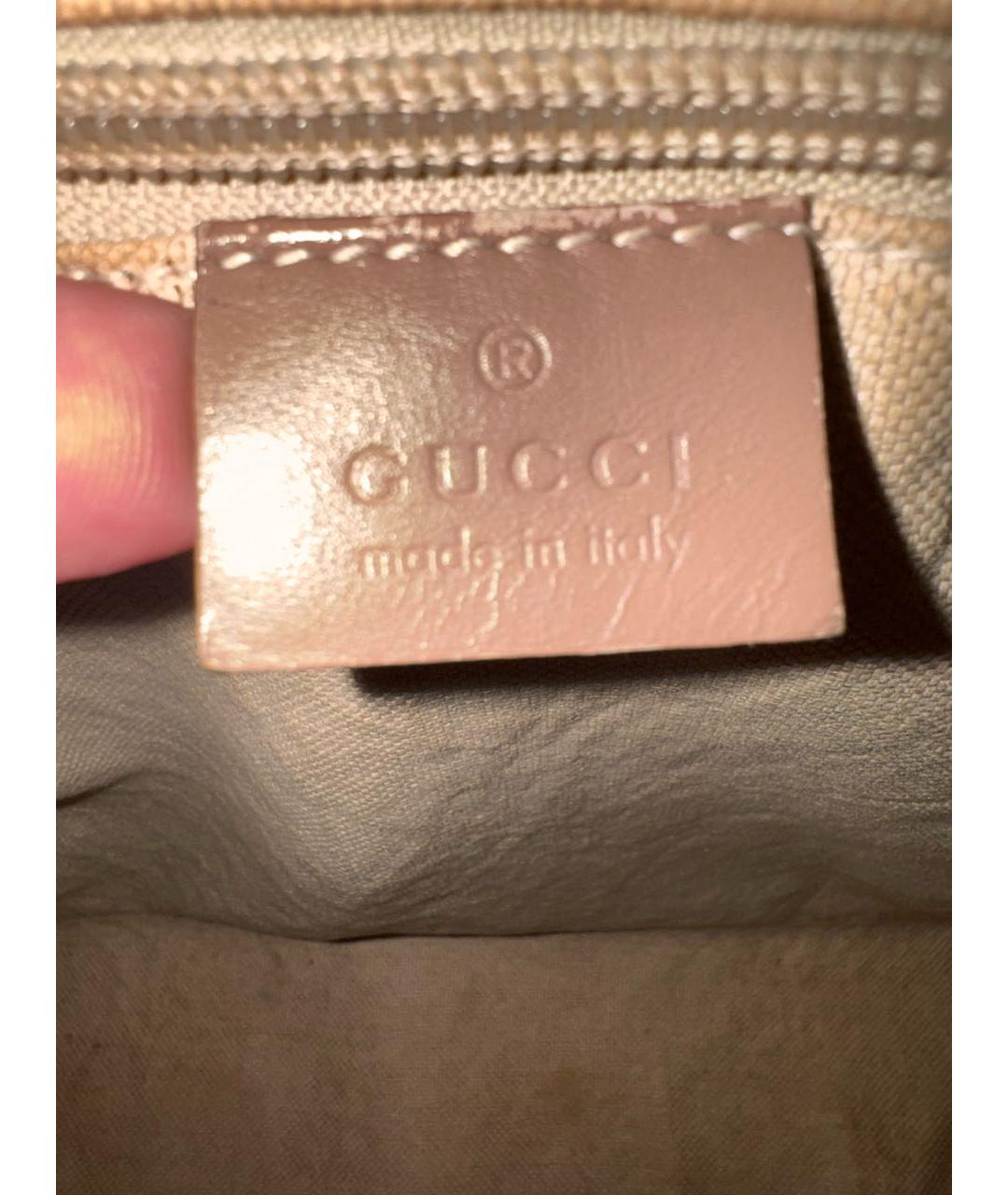 GUCCI Бежевая сумка тоут, фото 6