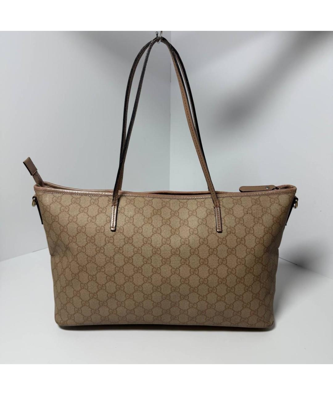 GUCCI Бежевая сумка тоут, фото 2
