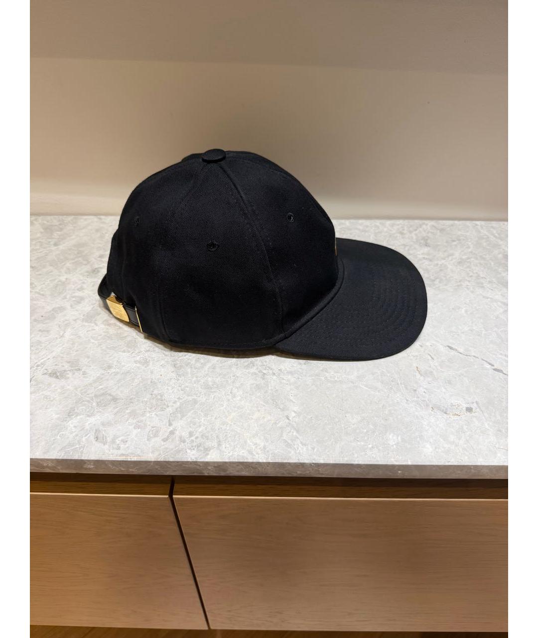 TOM FORD Черная хлопковая кепка, фото 2
