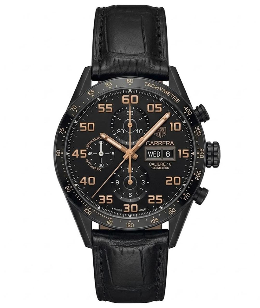 TAG HEUER Синие металлические часы, фото 1