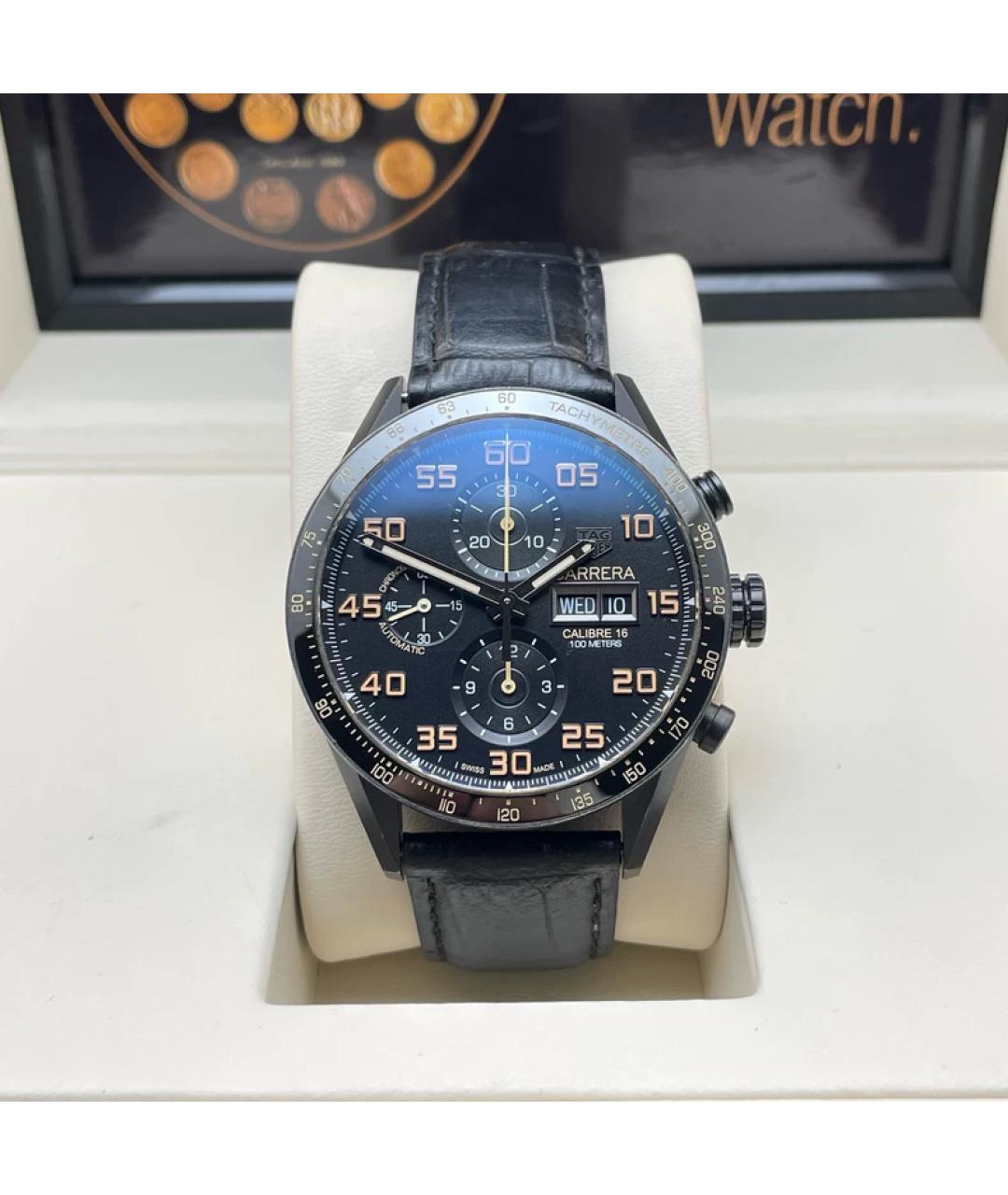 TAG HEUER Синие металлические часы, фото 9