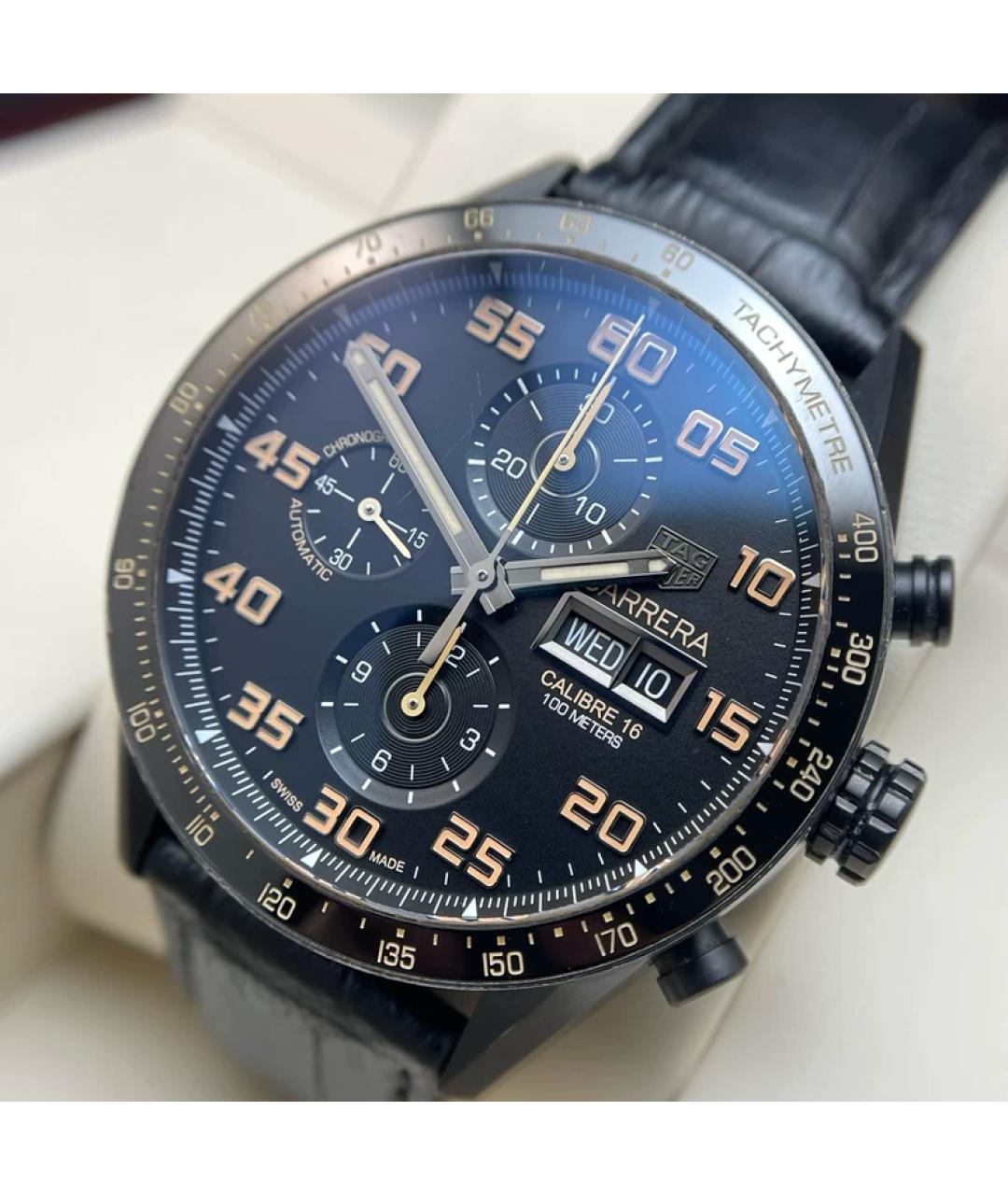 TAG HEUER Синие металлические часы, фото 2