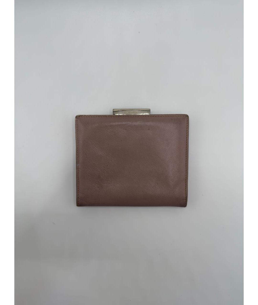 NINA RICCI Розовый кожаный кошелек, фото 2