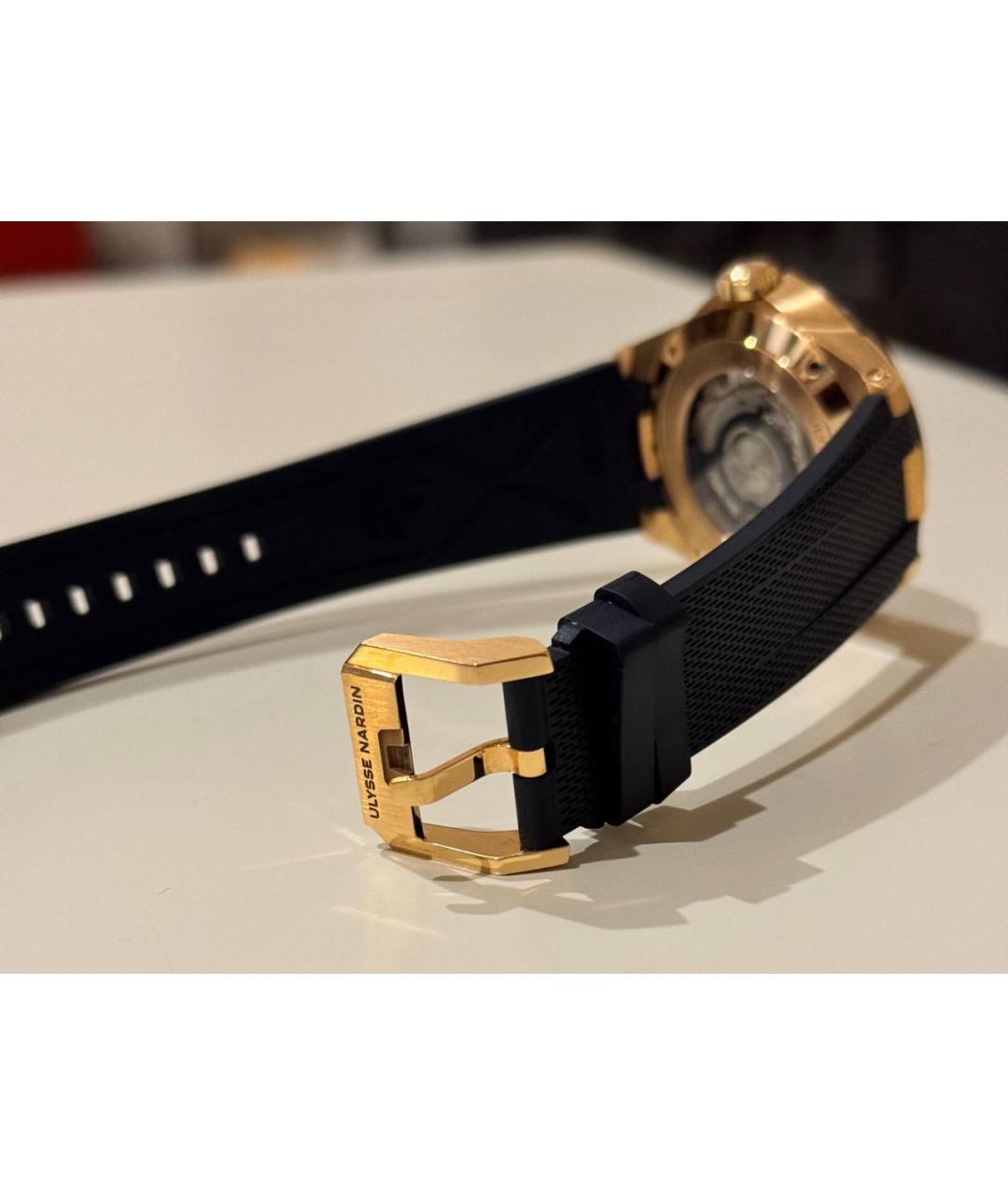 Ulysse Nardin Синие часы из розового золота, фото 5