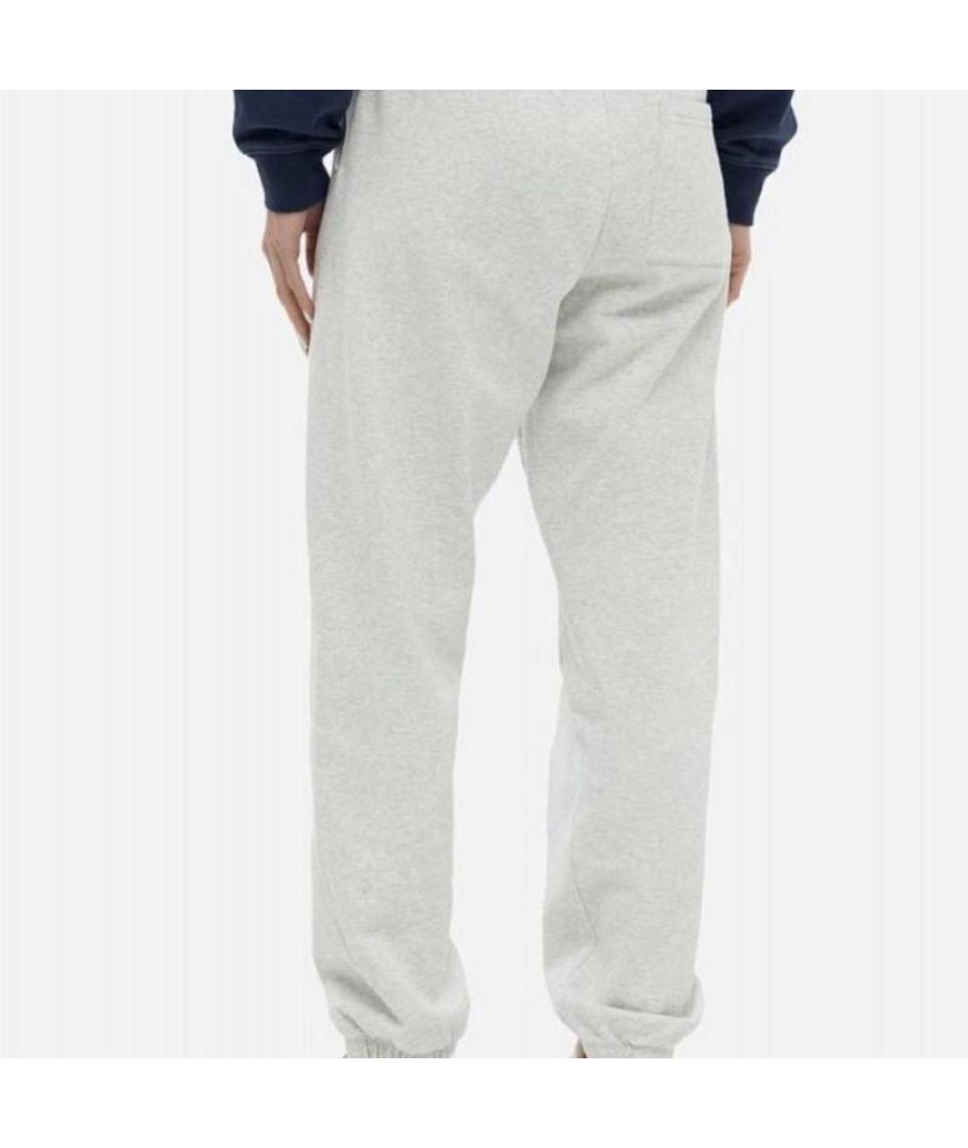 SPORTY AND RICH Серые хлопковые брюки широкие, фото 2