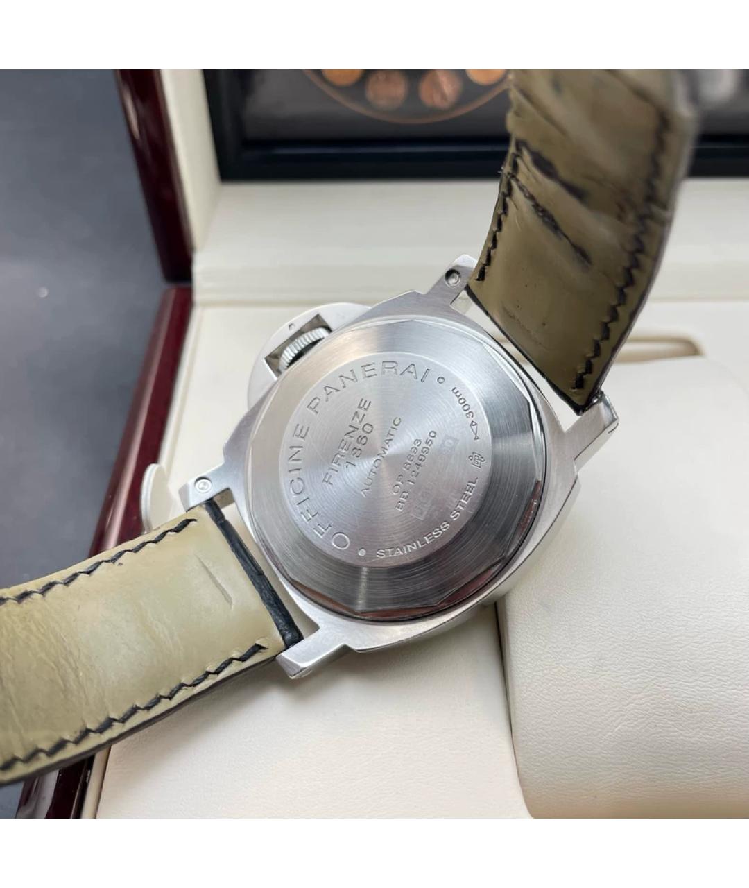 PANERAI Черные металлические часы, фото 4