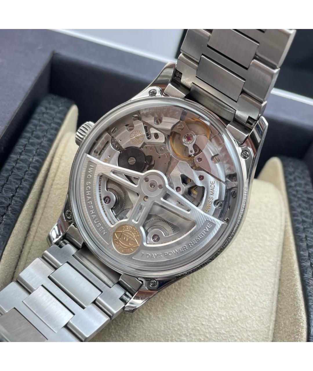 IWC Синие металлические часы, фото 2