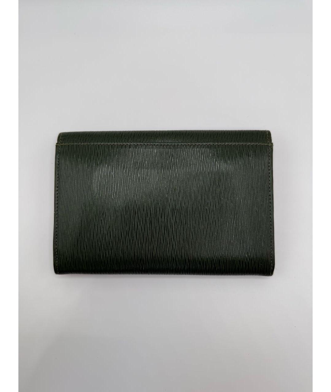 NINA RICCI Зеленый кожаный кошелек, фото 2