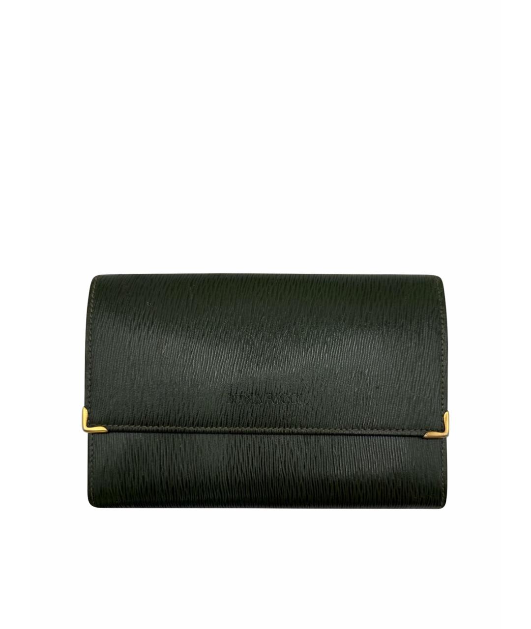 NINA RICCI Зеленый кожаный кошелек, фото 1
