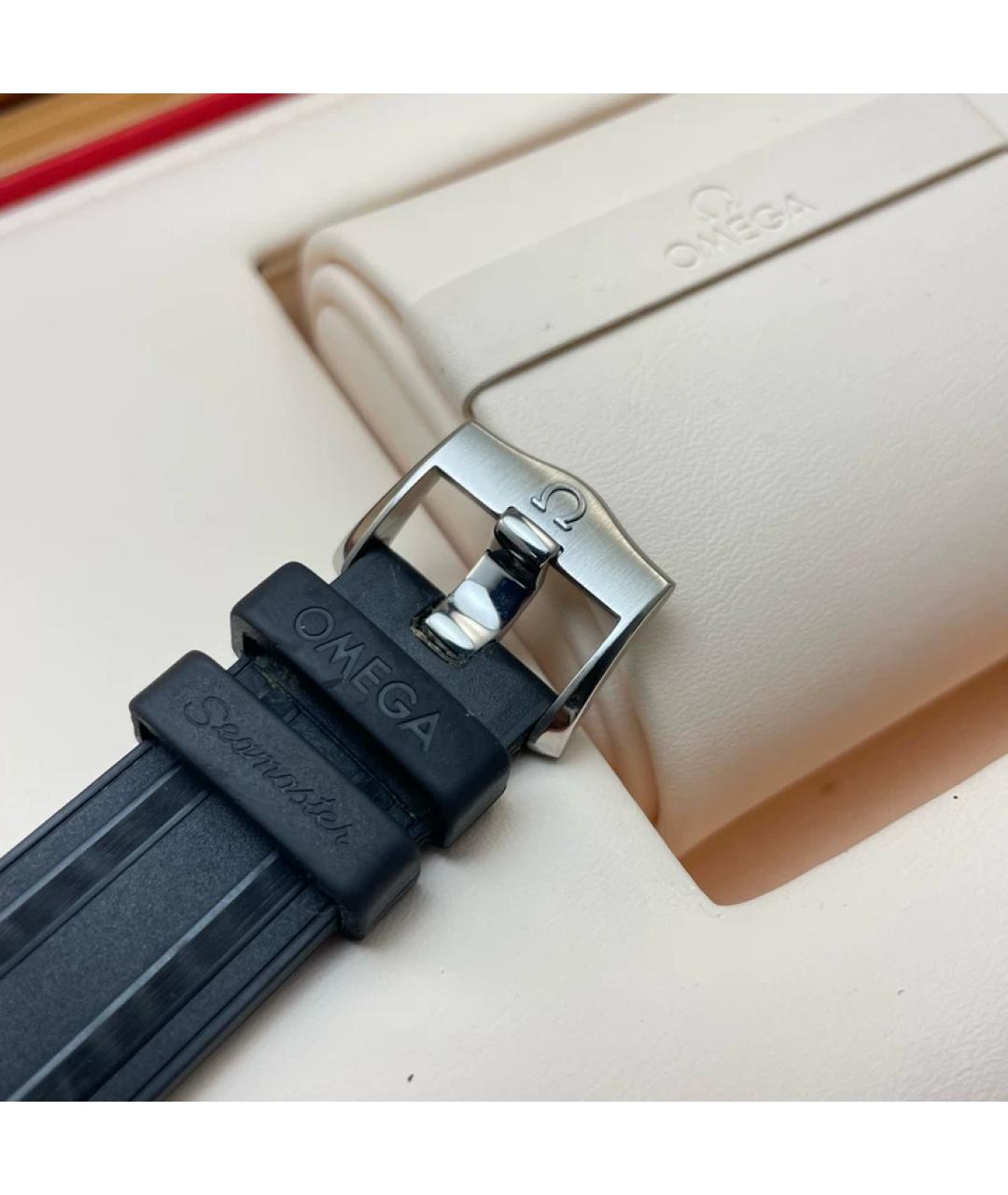 OMEGA Синие часы из желтого золота, фото 8