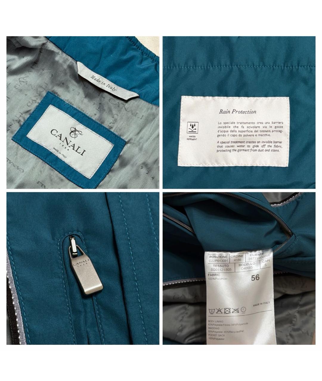 CANALI Зеленая куртка, фото 8