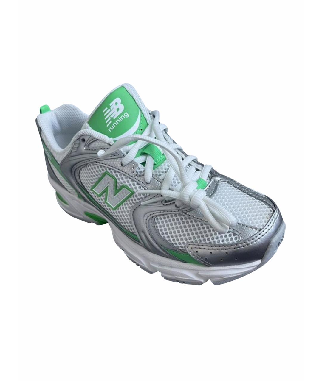 NEW BALANCE Белые кожаные кроссовки, фото 1