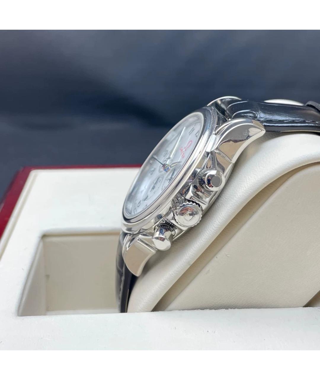 OMEGA Белые металлические часы, фото 5