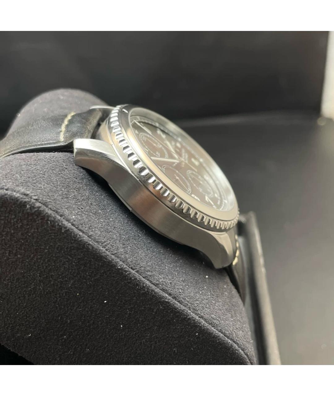 BREITLING Черные металлические часы, фото 6