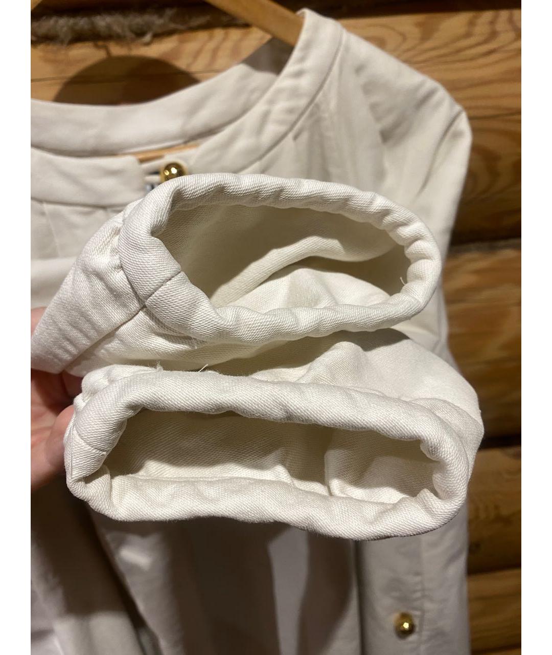 MISSONI Белое хлопковое повседневное платье, фото 6