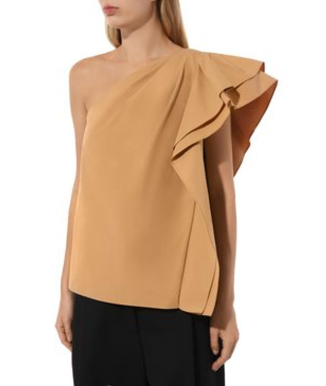 ESCADA Бежевая хлопковая блузы, фото 5