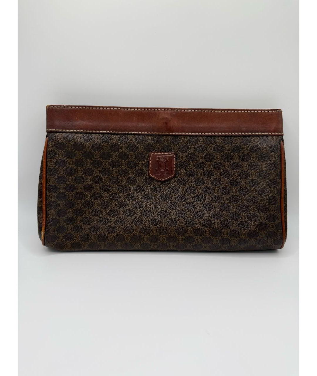 CELINE Коричневая барсетка, фото 8