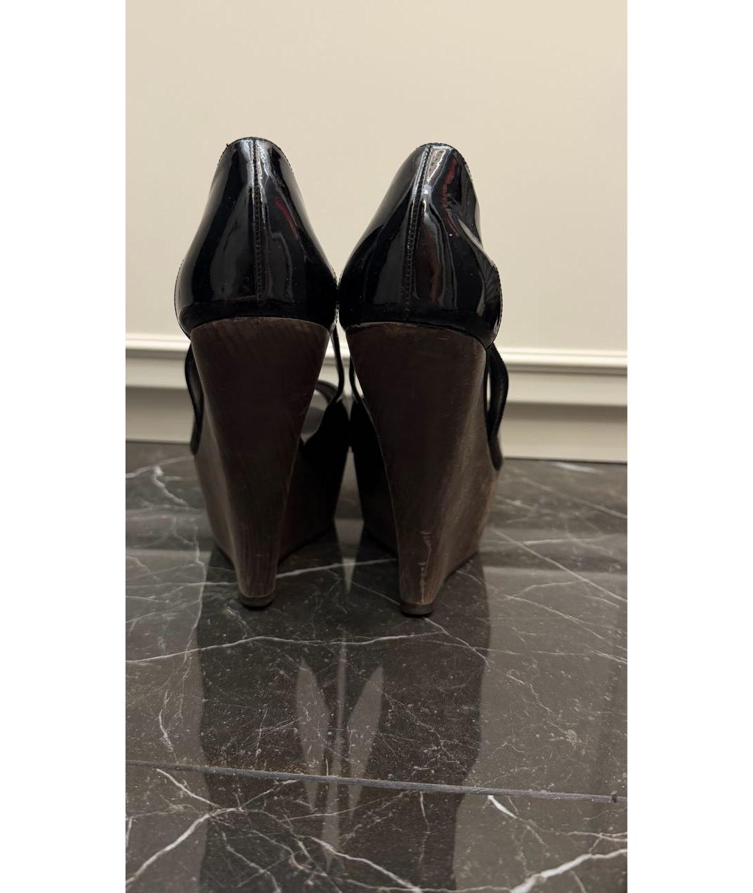 AGENT PROVOCATEUR Черные туфли из лакированной кожи, фото 4