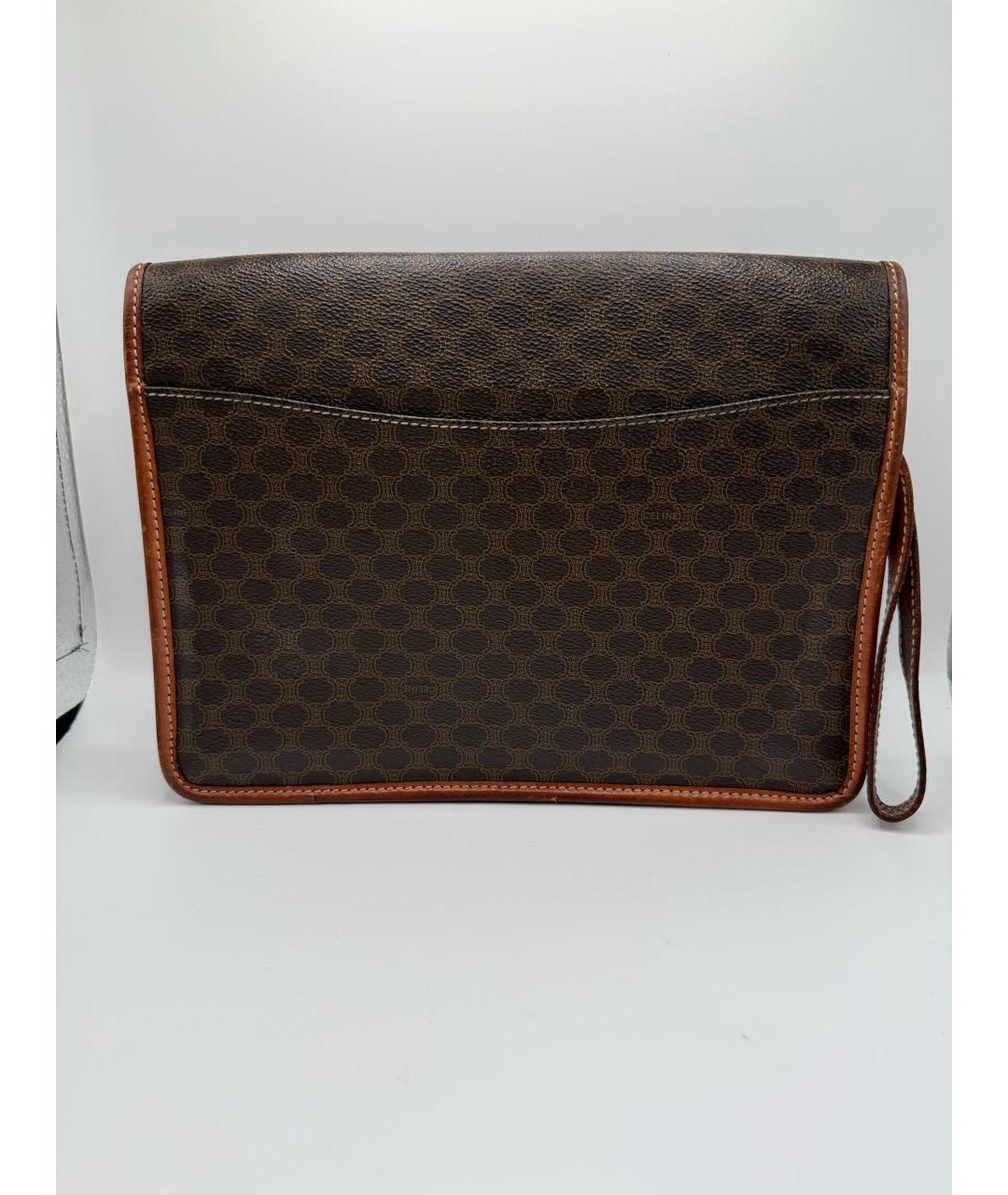 CELINE Коричневая барсетка, фото 3