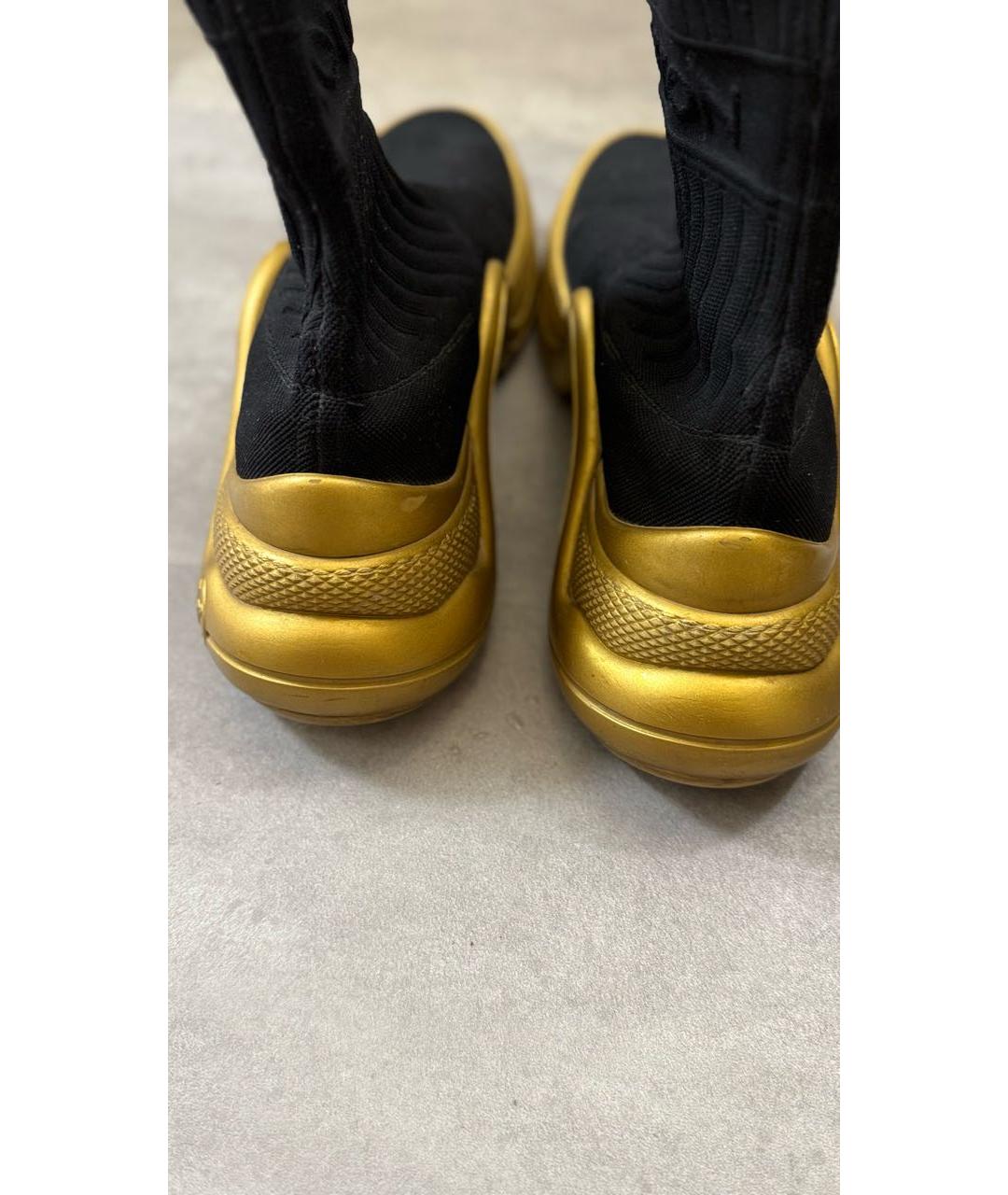 LOUIS VUITTON Черные текстильные кроссовки, фото 3