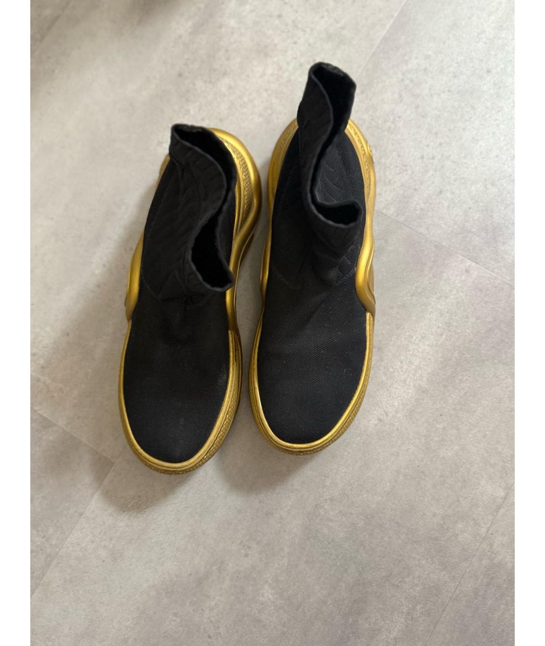 LOUIS VUITTON Черные текстильные кроссовки, фото 2