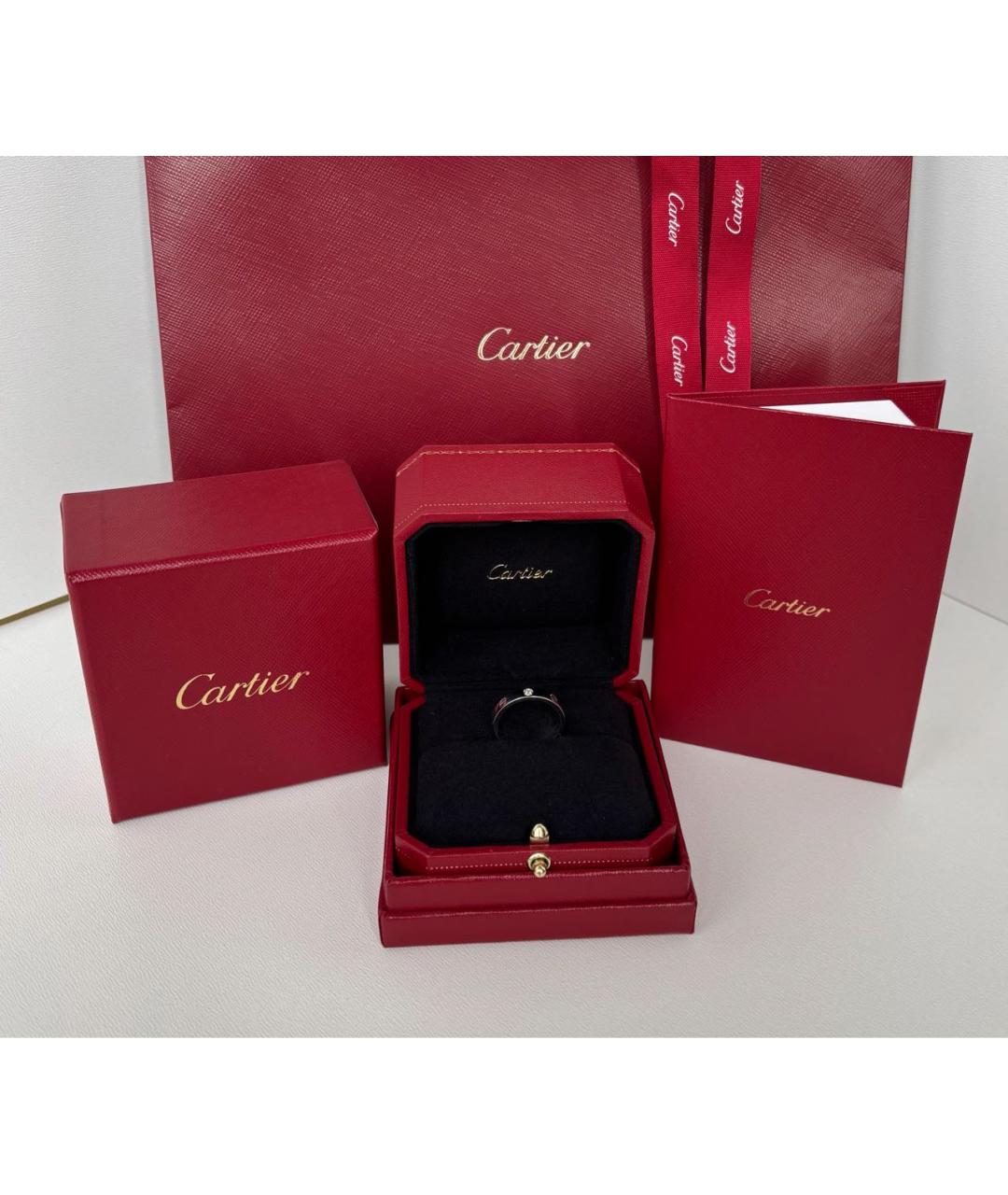 CARTIER Серебряное кольцо из белого золота, фото 2