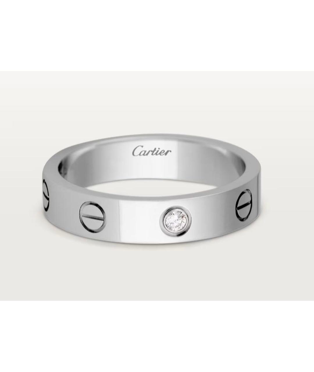 CARTIER Серебряное кольцо из белого золота, фото 5