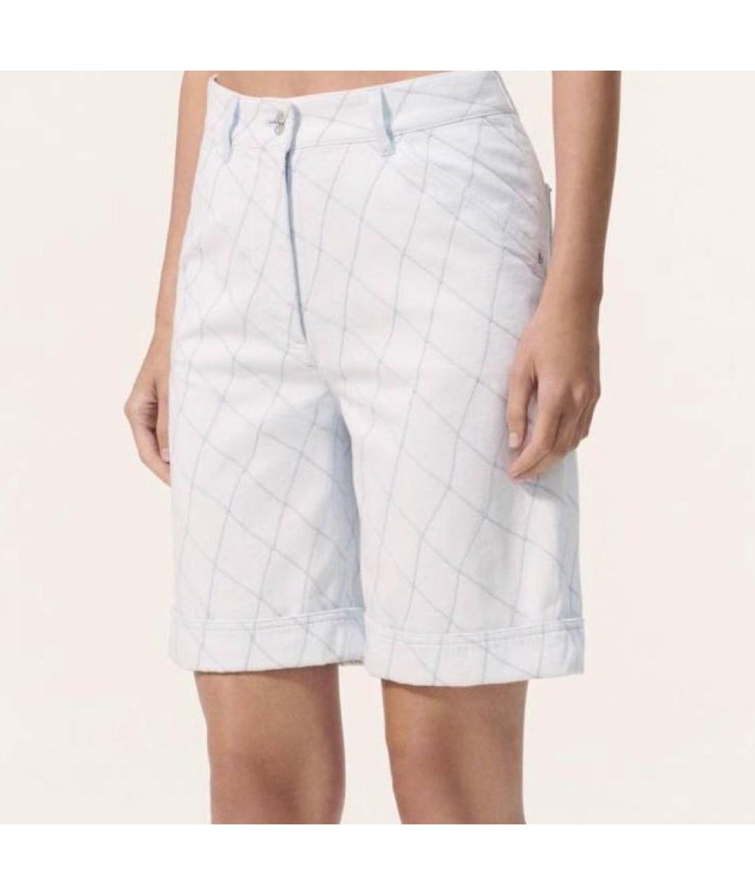 CHANEL Голубые деним шорты, фото 3