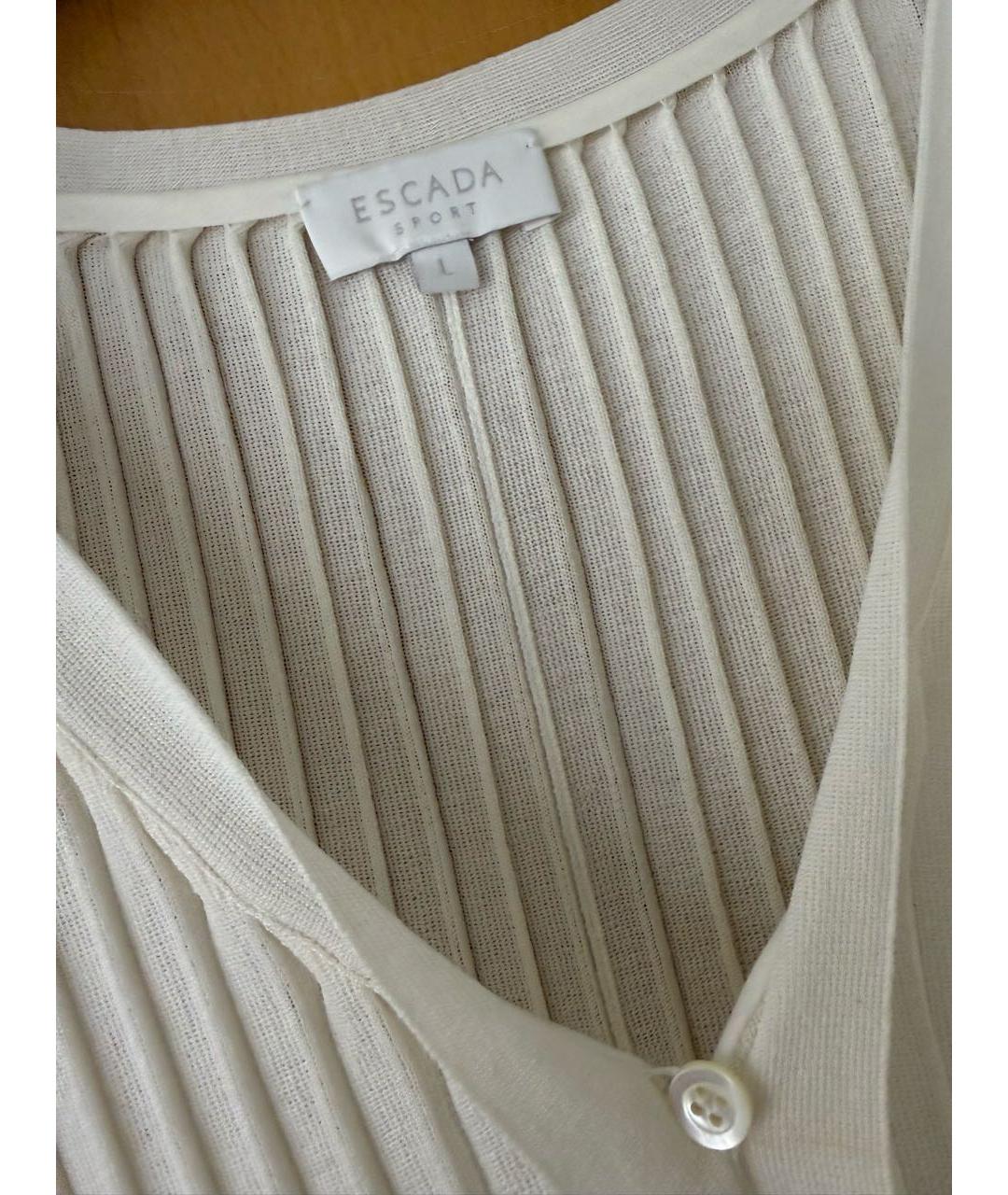 ESCADA Белый вискозный кардиган, фото 4