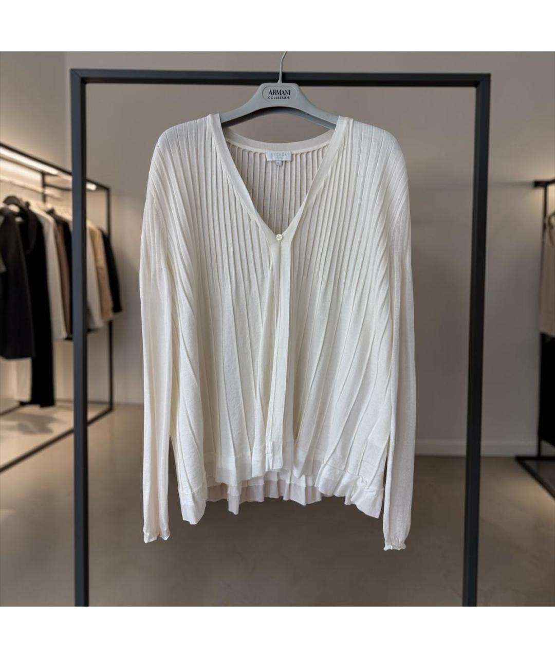 ESCADA Белый вискозный кардиган, фото 9