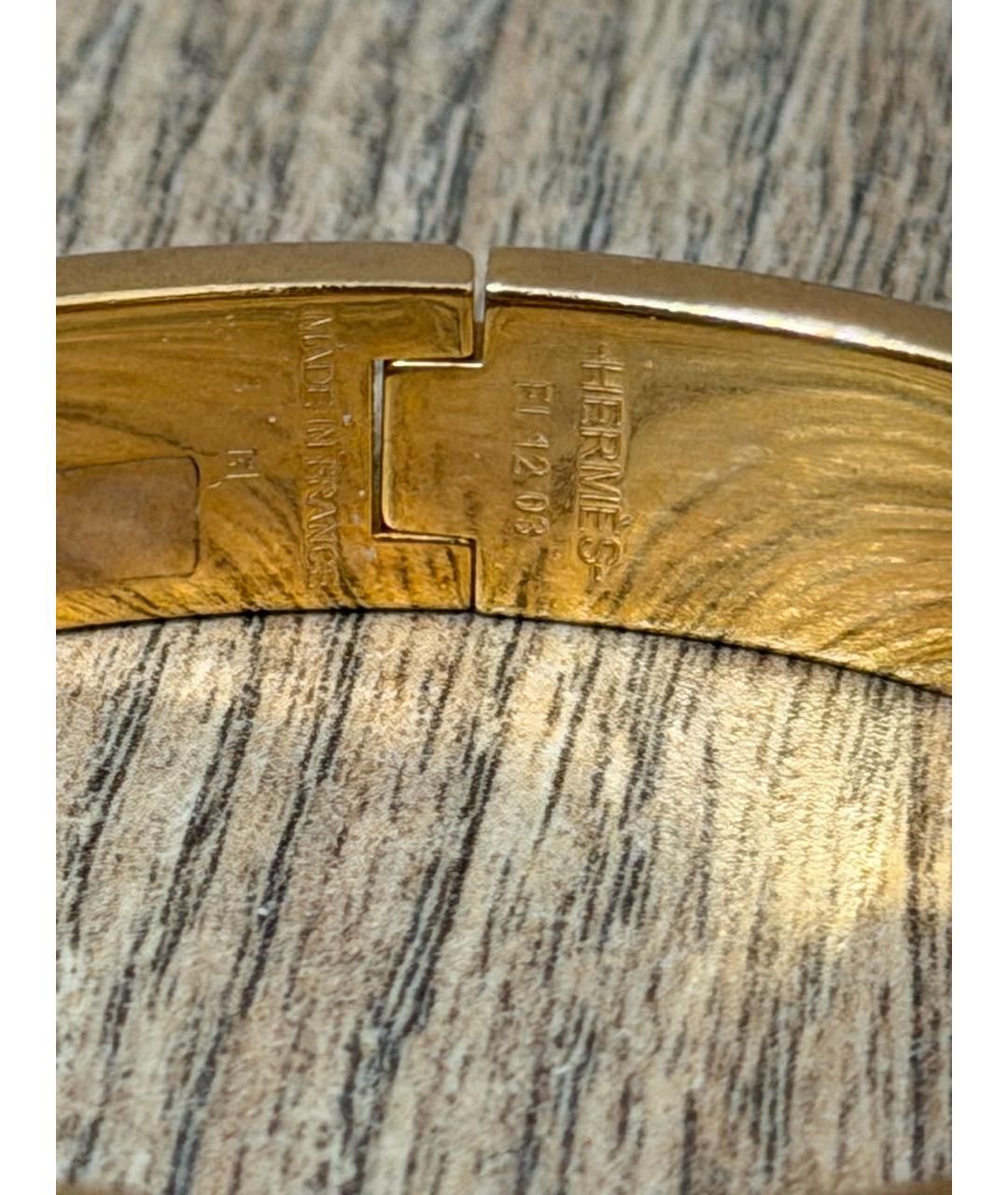 HERMES Белый браслет из розового золота, фото 4