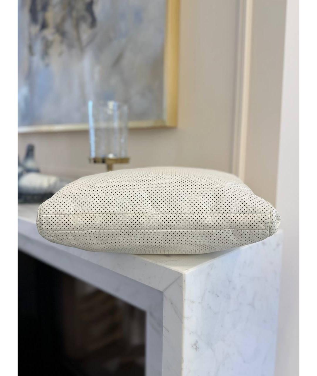 CHANEL Белая кожаная сумка через плечо, фото 5