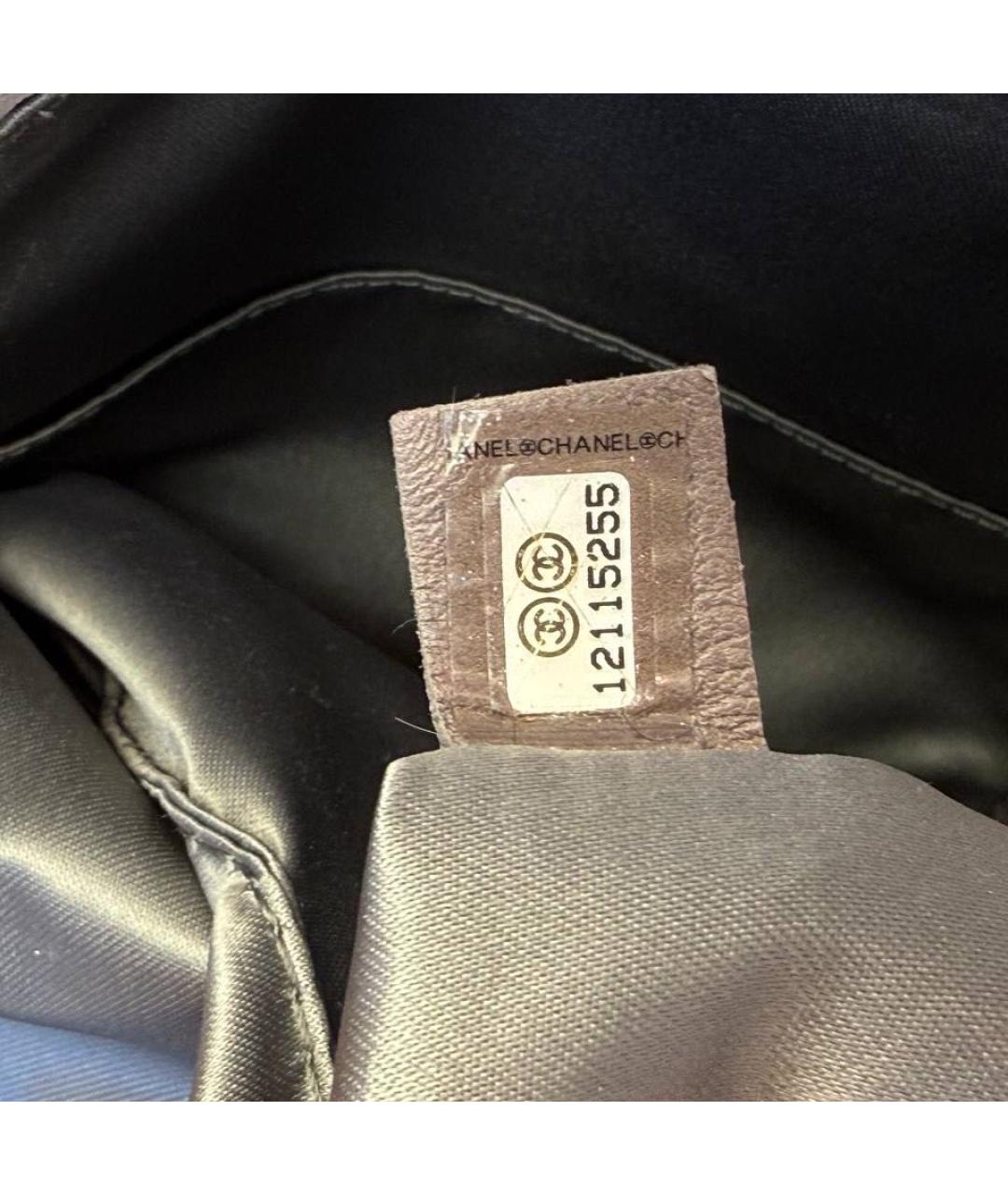 CHANEL Белая кожаная сумка через плечо, фото 7