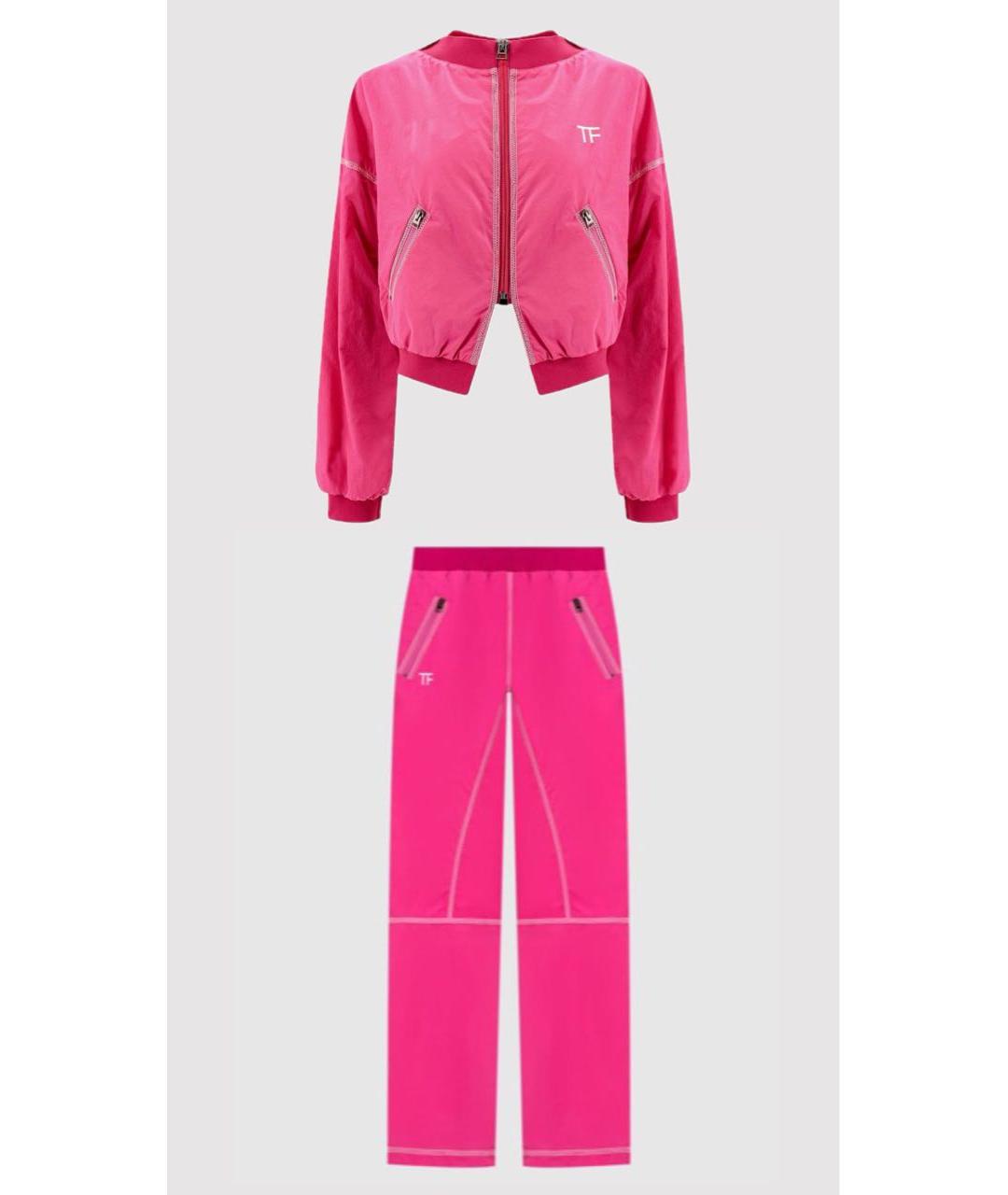 TOM FORD Розовый костюм с брюками, фото 6