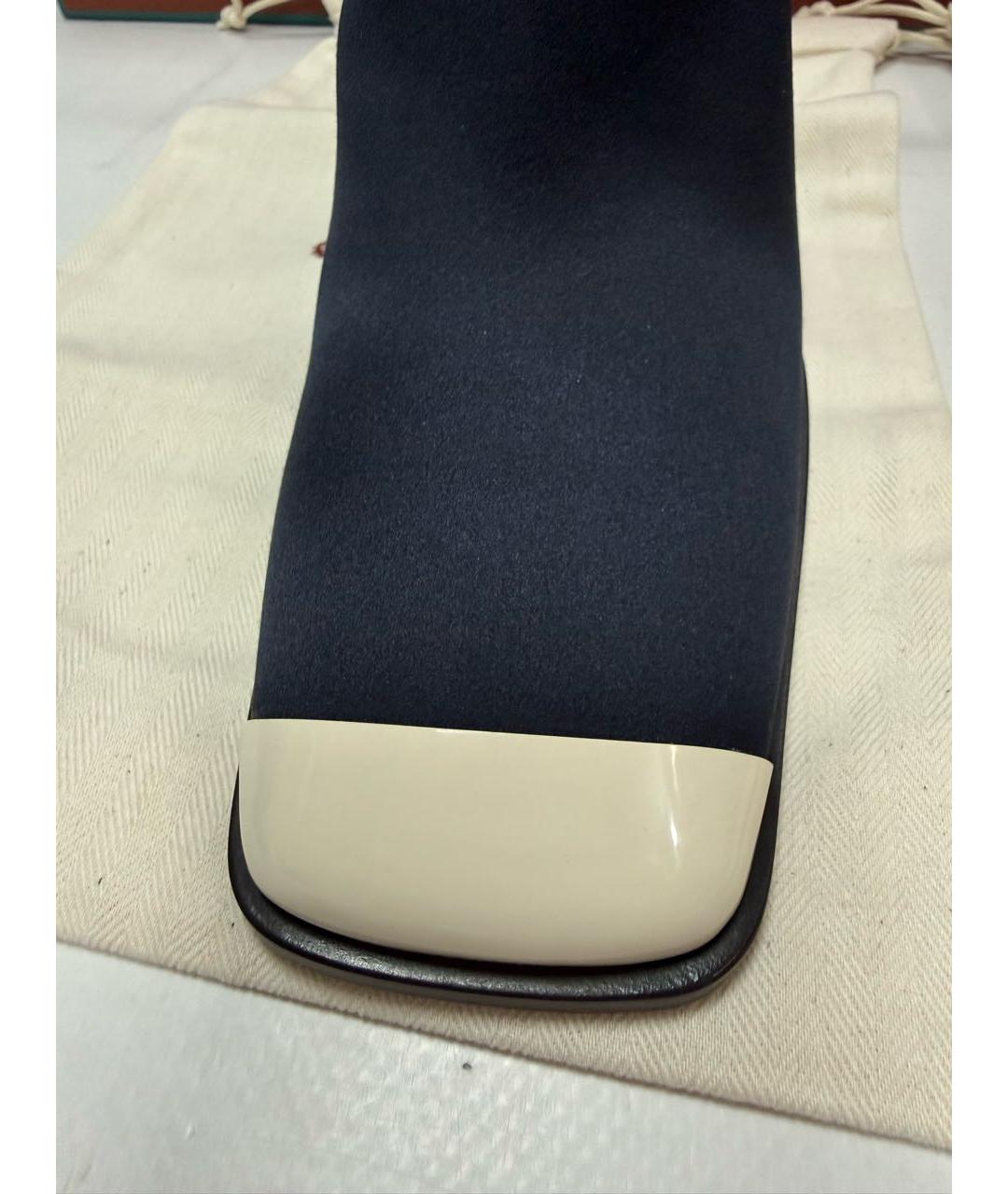 LORO PIANA Синие мюли, фото 4