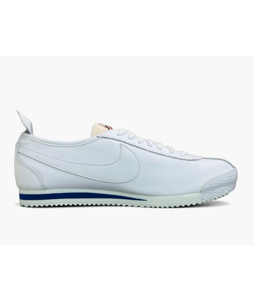 NIKE Белые кожаные низкие кроссовки / кеды, фото 2