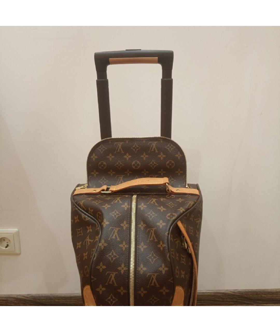 LOUIS VUITTON Коричневая дорожная/спортивная сумка, фото 7