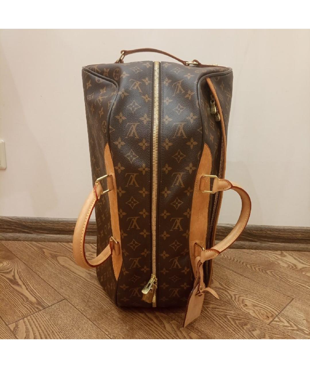 LOUIS VUITTON Коричневая дорожная/спортивная сумка, фото 8