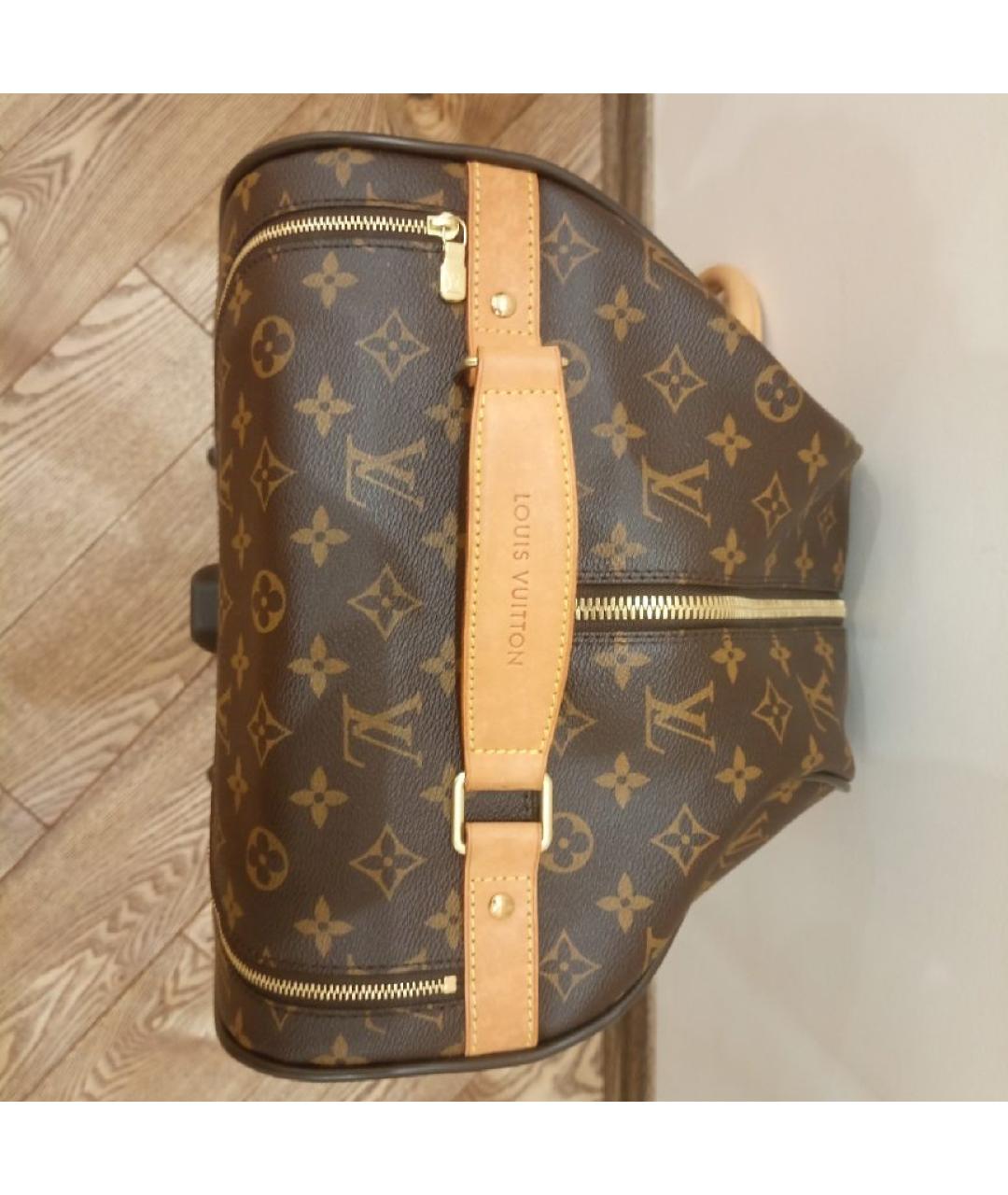 LOUIS VUITTON Коричневая дорожная/спортивная сумка, фото 3